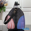 LV Keepall Bandoulière 45 (Multicolor Monogram Eclipse Coated Canvas)