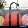 LV Keepall Bandoulière 45 (Multicolor Monogram Eclipse Coated Canvas)