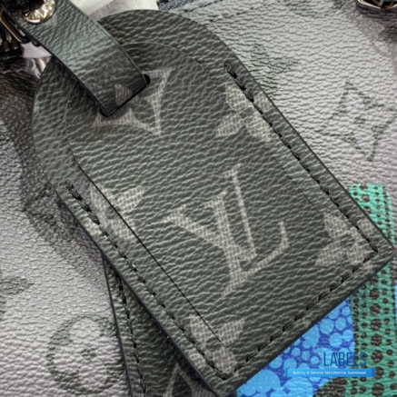 LV Keepall Bandoulière 45 (Multicolor Monogram Eclipse Coated Canvas)