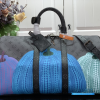LV Keepall Bandoulière 45 (Multicolor Monogram Eclipse Coated Canvas)