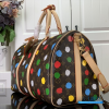 LV Keepall Bandoulière 45 (Brown Monogram Multicolor Coated Canvas)