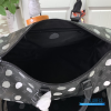LV Keepall Bandoulière 45 (Monogram Eclipse Painted Dots (Black/Silver) Coated Canvas)