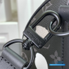 LV Keepall Bandoulière 45 (Monogram Eclipse Painted Dots (Black/Silver) Coated Canvas)