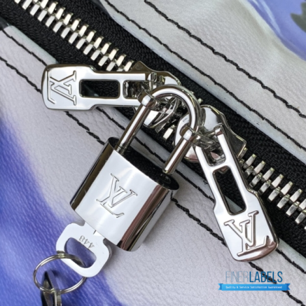LV Keepall Bandoulière 45 (Sunrise Monogram Eclipse Coated Canvas)