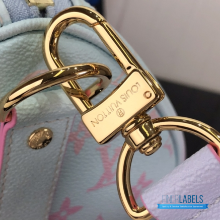 LV Keepall Bandoulière 50 (Sunrise Pastel Monogram Coated Canvas)