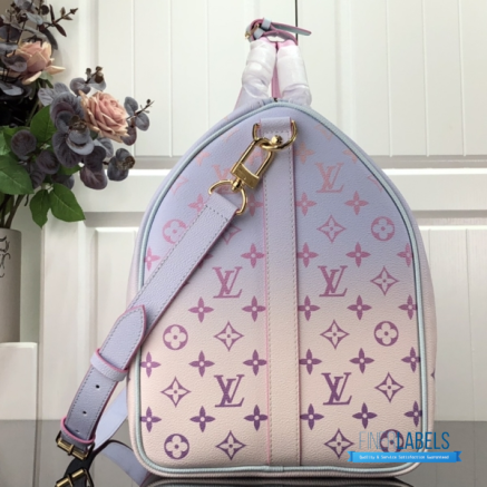 LV Keepall Bandoulière 50 (Sunrise Pastel Monogram Coated Canvas)