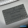 LV Keepall Bandoulière 50 (Silver Damier Glitter Leather)