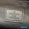 LV City Keepall 27 (Black Damier Infini Leather & Damier Graphite Canvas)