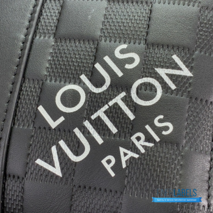 LV City Keepall 27 (Black Damier Infini Leather & Damier Graphite Canvas)
