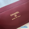 Chanel 26A Slim Vanity Case with Chain Small - Lunch Box (Black Grained Calfskin)