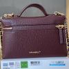 Chanel 26A Slim Vanity Case with Chain Small - Lunch Box (Maroon Grained Calfskin)