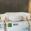 Chanel 26A Slim Vanity Case with Chain Small - Lunch Box (White Grained Calfskin)
