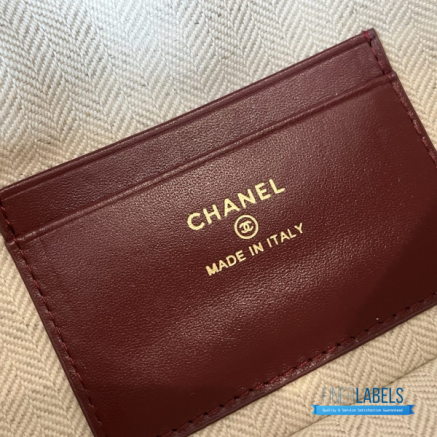 Chanel 26A Slim Vanity Case with Chain Medium- Lunch Box (Black Granulated Calfskin)