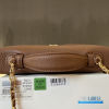 Chanel 26A Slim Vanity Case with Chain Medium- Lunch Box (Brown Granulated Calfskin)