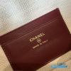 Chanel 26A Slim Vanity Case with Chain Medium- Lunch Box (Brown Granulated Calfskin)