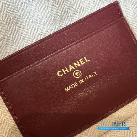 Chanel 26A Slim Vanity Case with Chain Medium- Lunch Box (Pink Granulated Calfskin)