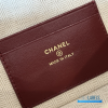 Chanel 26A Slim Vanity Case with Chain Medium- Lunch Box (White Granulated Calfskin)
