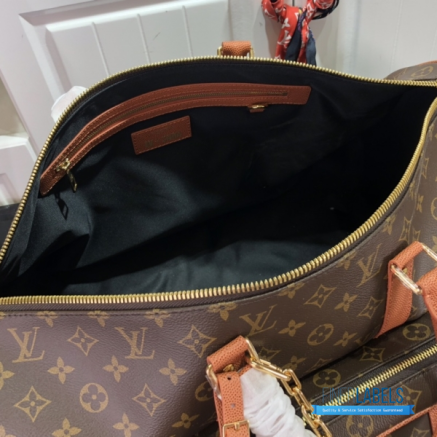LV x NBA Trio Pocket Keepall 50 (Brown Monogram Coated Canvas)
