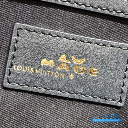 LV x Nigo Keepall Bandoulière 50 (Blue Monogram Denim and Navy Blue Taurillon Leather)
