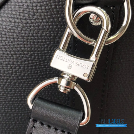 LV x Nigo Keepall Bandoulière 50 (Black Monogram Denim and Taurillon Leather)