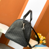 Goyard Boston 50 Travel Bag Black Tan