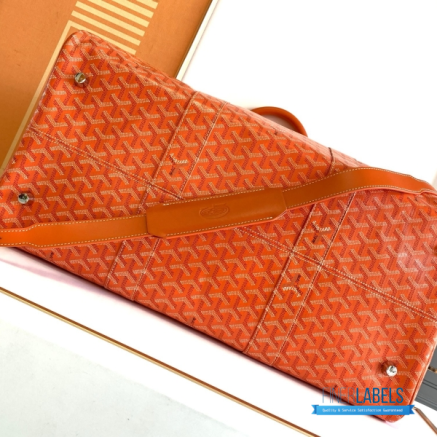 Goyard Boston 50 Travel Bag Bright Orange