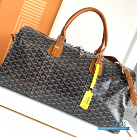 Goyard Boston 50 Classic Brown Travel Bag