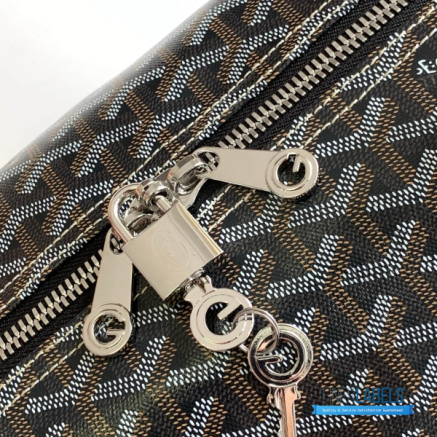 Goyard Boston 50 Classic Brown Travel Bag