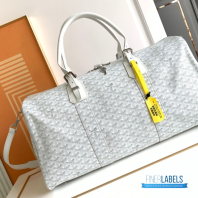 Goyard Boston 50 Travel Bag Crisp White