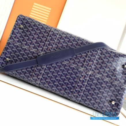 Goyard Boston 50 Travel Bag Navy