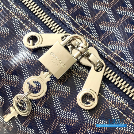 Goyard Boston 50 Travel Bag Navy