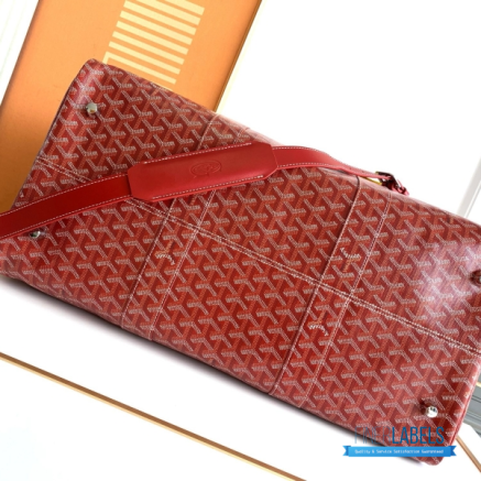 Goyard Boston 50 Travel Bag Crimson Red