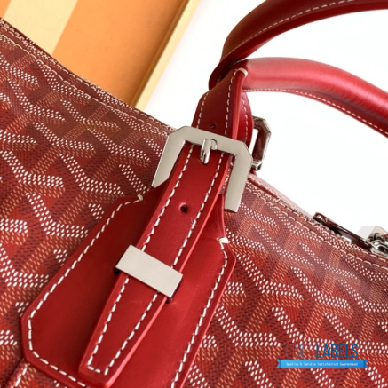 Goyard Boston 50 Travel Bag Crimson Red