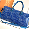 Goyard Boston 50 Travel Bag Royal Blue