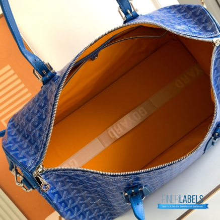 Goyard Boston 50 Travel Bag Royal Blue
