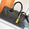 Goyard Boston 50 Travel Bag Charcoal Grey
