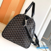 Goyard Boston 50 Travel Bag Charcoal Grey
