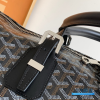 Goyard Boston 50 Travel Bag Charcoal Grey