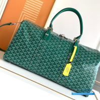 Goyard Boston 50 Travel Bag Emerald