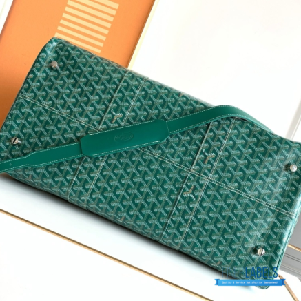 Goyard Boston 50 Travel Bag Emerald