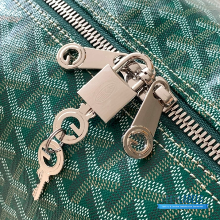 Goyard Boston 50 Travel Bag Emerald