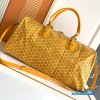 Goyard Boston 50 Travel Bag Bright Yellow