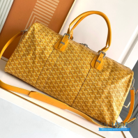 Goyard Boston 50 Travel Bag Bright Yellow