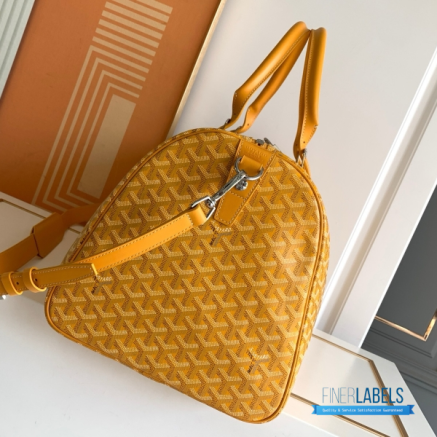 Goyard Boston 50 Travel Bag Bright Yellow