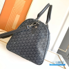 Goyard Boston 50 Travel Bag Classic Grey
