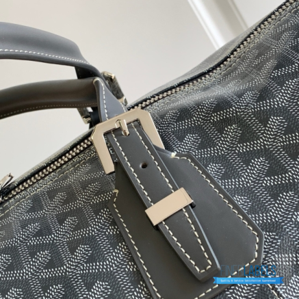 Goyard Boston 50 Travel Bag Classic Grey