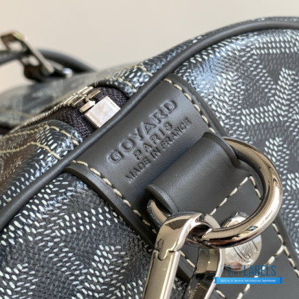 Goyard Boston 50 Travel Bag Classic Grey