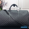 LV Keepall Bandoulière 45 (Onyx Damier Infini Leather)