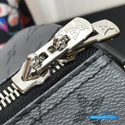 LV Keepall Bandoulière 50 (Monogram Eclipse / Monogram Eclipse Reverse Coated Canvas)