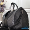 LV Keepall Bandoulière 50 (Monogram Eclipse / Monogram Eclipse Reverse Coated Canvas)